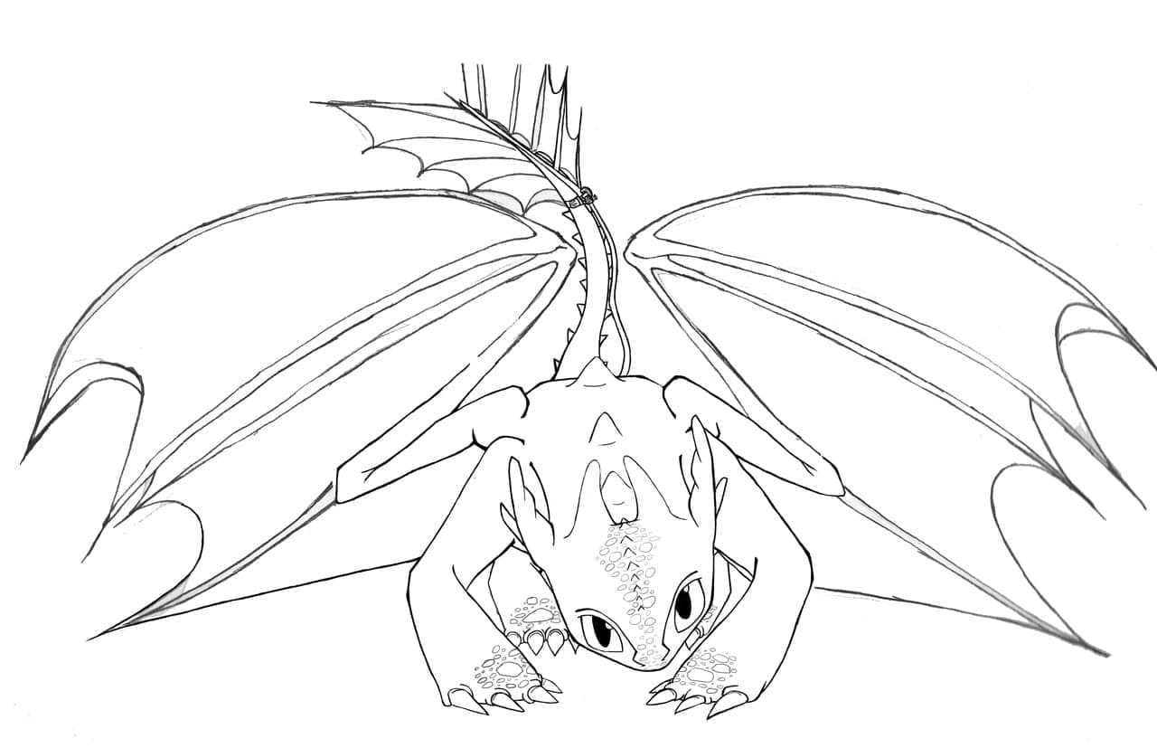 Desenho gratuito Toothless #179840 da colecao Filmes de Animação para imprimir