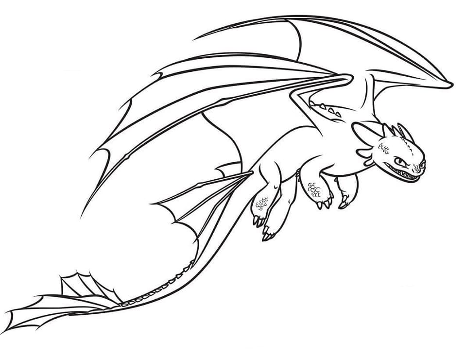 Desenho gratuito Toothless #179867 da colecao Filmes de Animação para imprimir