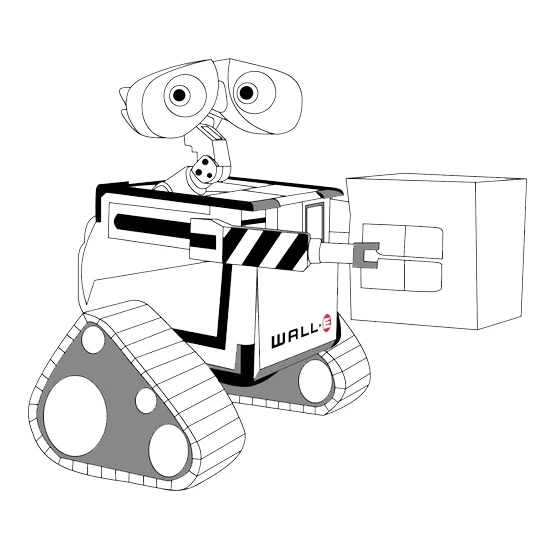 Desenho gratuito WALL-E #132023 da colecao Filmes de Animação para imprimir