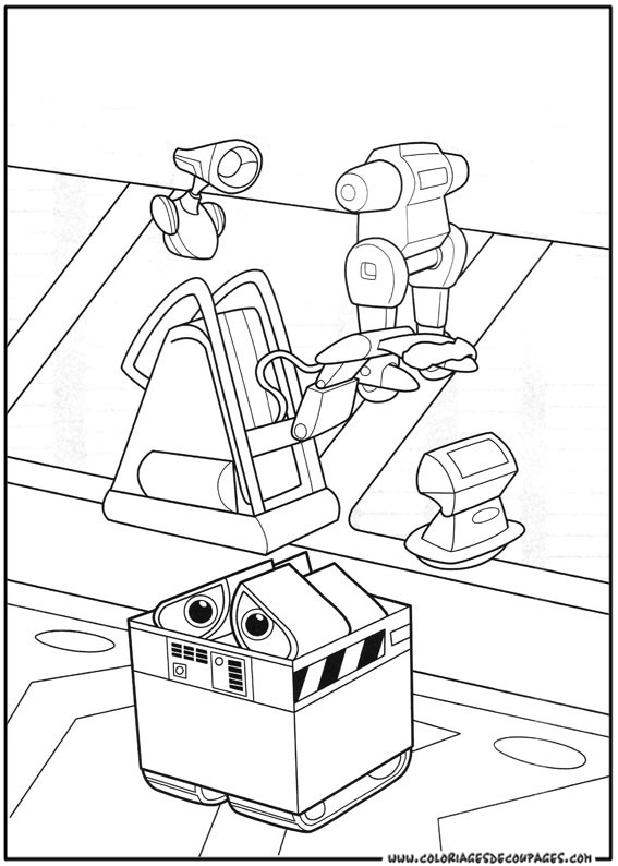 Desenho gratuito WALL-E #132060 da colecao Filmes de Animação para imprimir