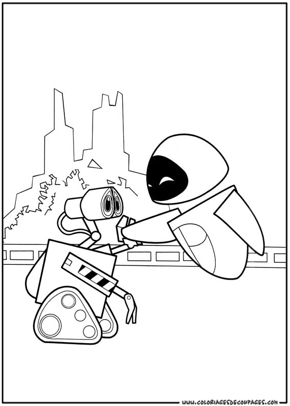 Desenho gratuito WALL-E #132102 da colecao Filmes de Animação para imprimir
