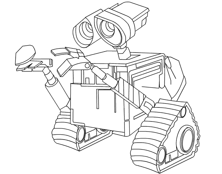 Desenho gratuito WALL-E #132115 da colecao Filmes de Animação para imprimir