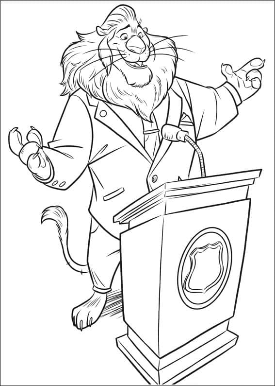 Desenho gratuito Zootopia #221731 da colecao Filmes de Animação para imprimir