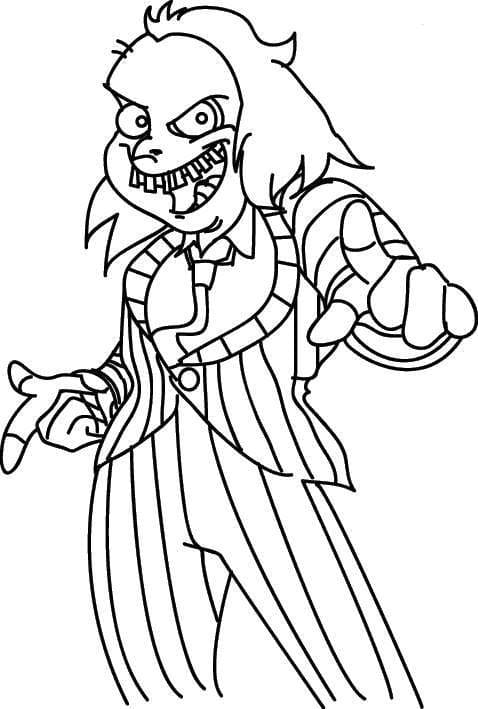 Desenho gratuito Beetlejuice #222034 da colecao Filmes e Séries de TV para imprimir