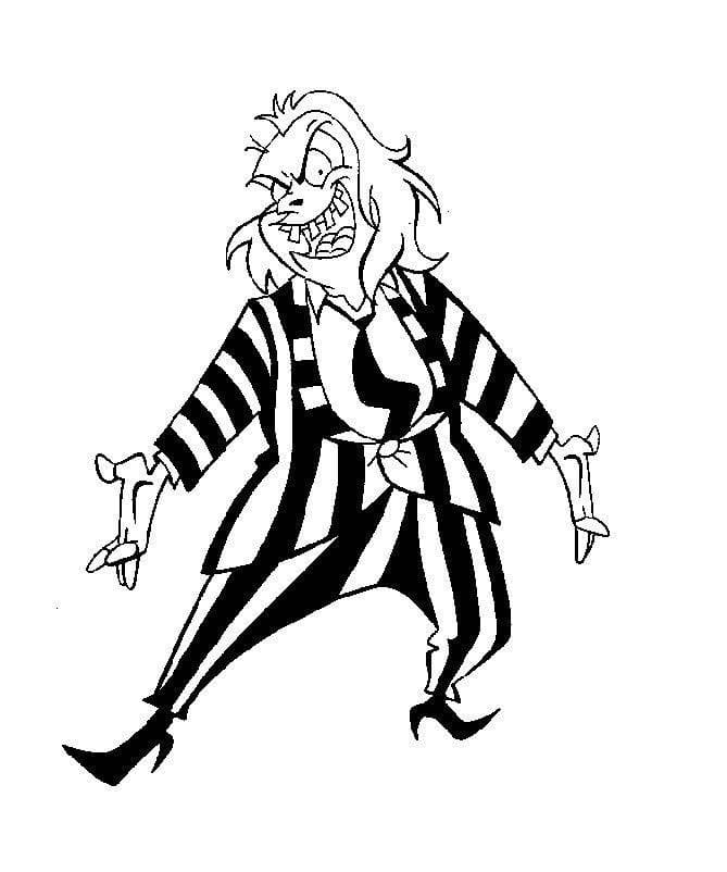 Desenho gratuito Beetlejuice #222037 da colecao Filmes e Séries de TV para imprimir