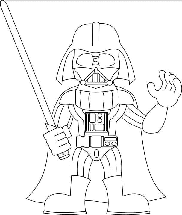 Desenho para colorir Darth Vader #211627 da coleção Filmes e Séries de TV, pronto para imprimir Desenho para colorir Darth Vader #211627 da coleção Filmes e Séries de TV, pronto para imprimir