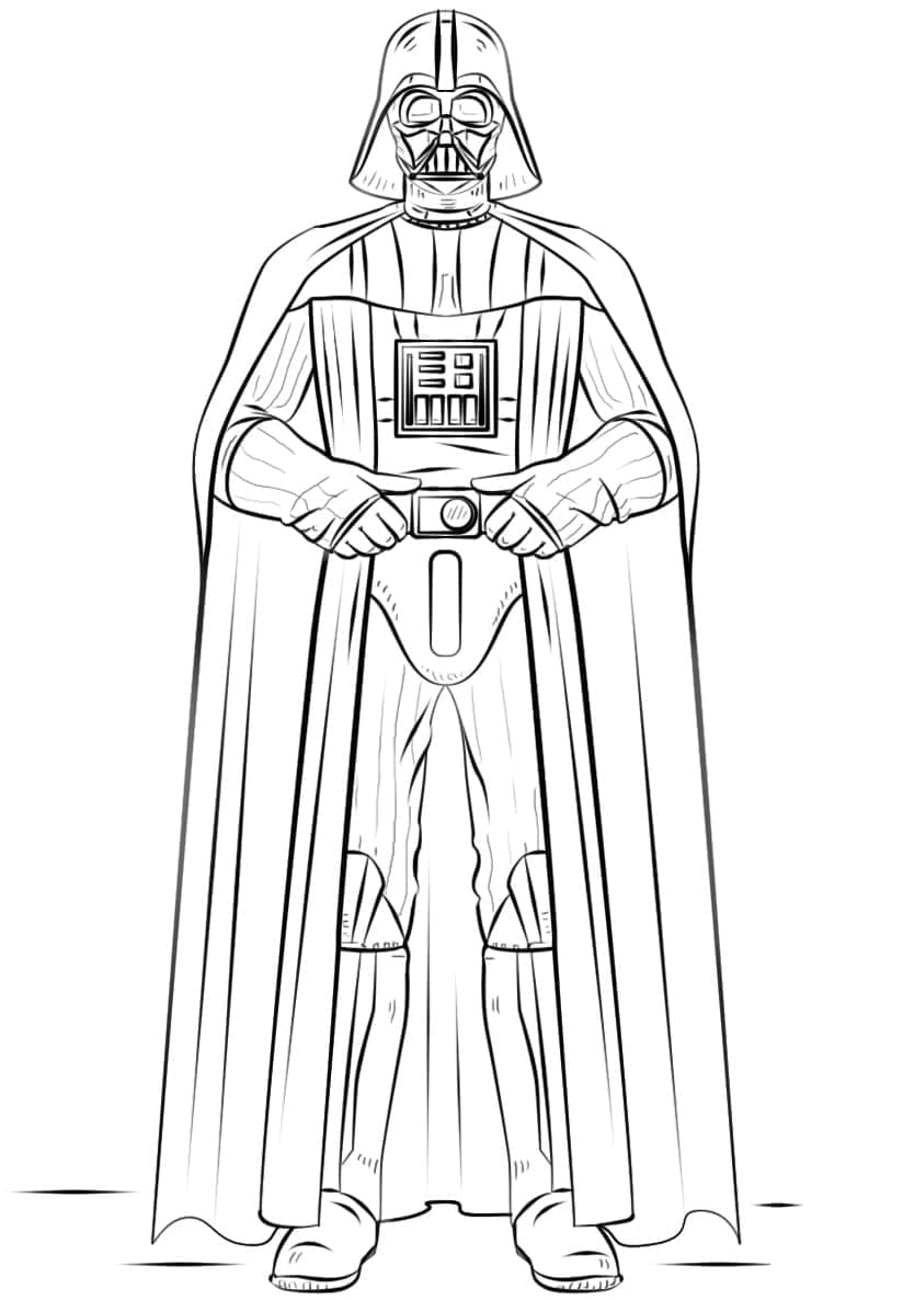 Desenho gratuito Darth Vader #211630 da colecao Filmes e Séries de TV para imprimir