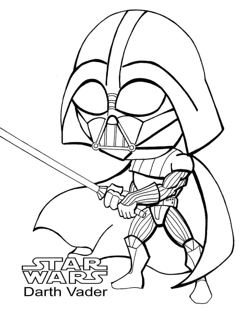 Desenho gratuito Darth Vader #211638 da colecao Filmes e Séries de TV para imprimir