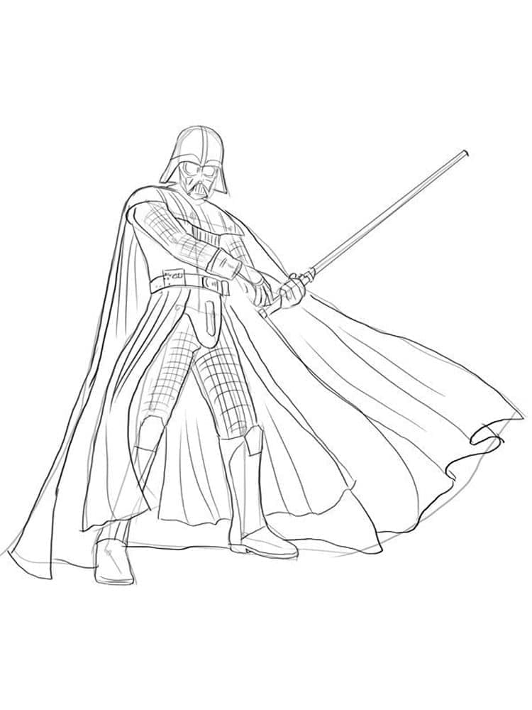 Desenho gratuito Darth Vader #211644 da colecao Filmes e Séries de TV para imprimir