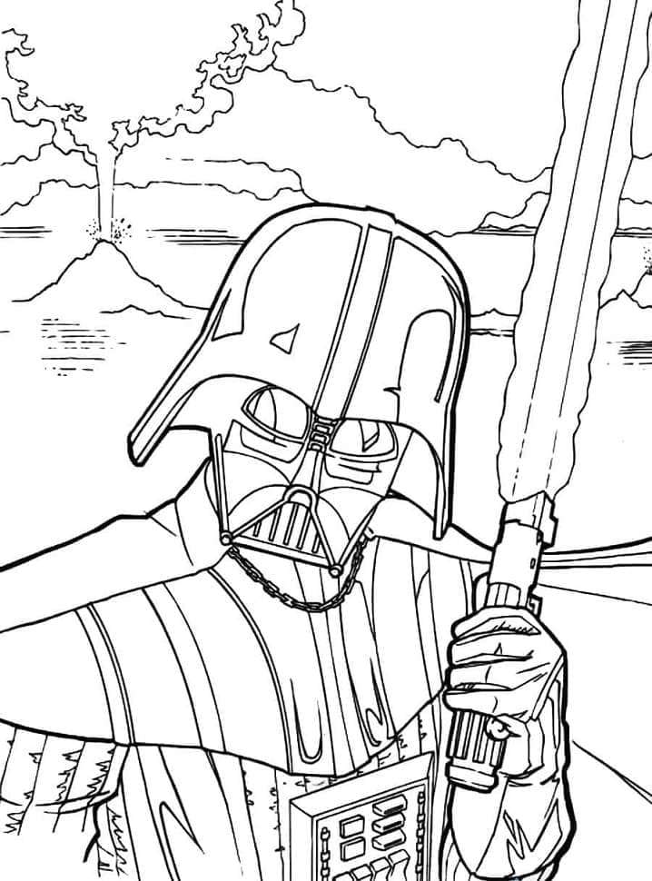 Desenho gratuito Darth Vader #211648 da colecao Filmes e Séries de TV para imprimir