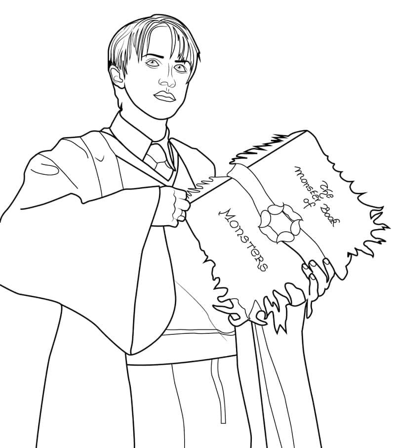 Desenho gratuito Harry Potter #173743 da colecao Filmes e Séries de TV para imprimir