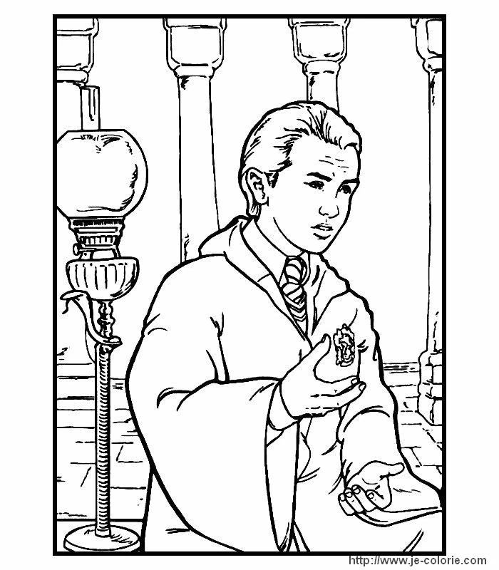 Desenho imprimível de Harry Potter #69613 para colorir, pertence à coleção Filmes e Séries de TV