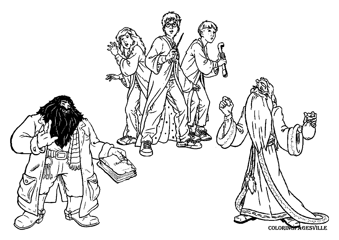 Página para colorir: Harry Potter (Filmes e Séries de TV) #69751 - Páginas para Colorir Imprimíveis Gratuitamente