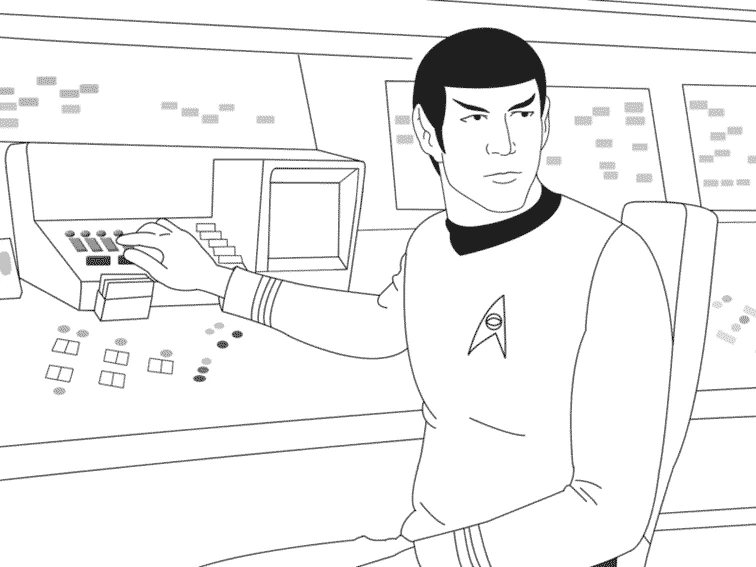 Desenho gratuito Jornada nas Estrelas #70139 da colecao Filmes e Séries de TV para imprimir