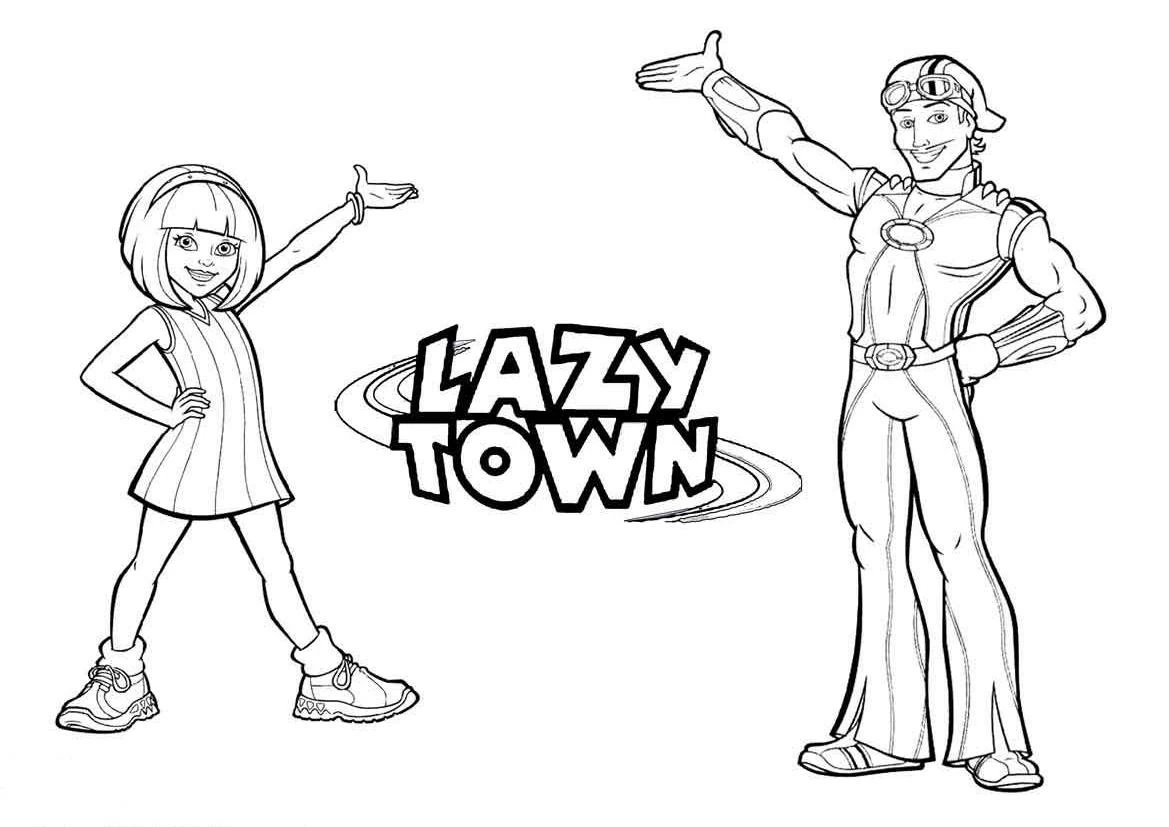 Desenho gratuito Lazytown #150805 da colecao Filmes e Séries de TV para imprimir
