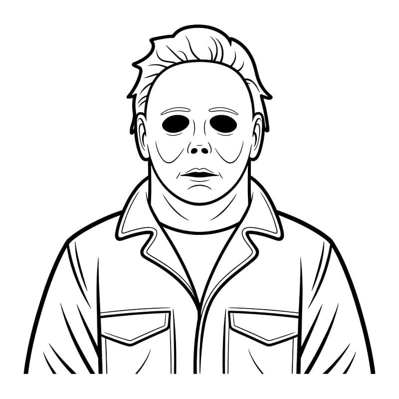 Desenho gratuito Michael Myers #222109 da colecao Filmes e Séries de TV para imprimir