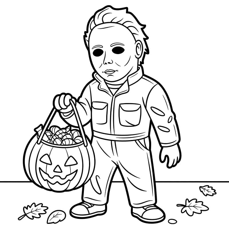 Desenho gratuito Michael Myers #222116 da colecao Filmes e Séries de TV para imprimir