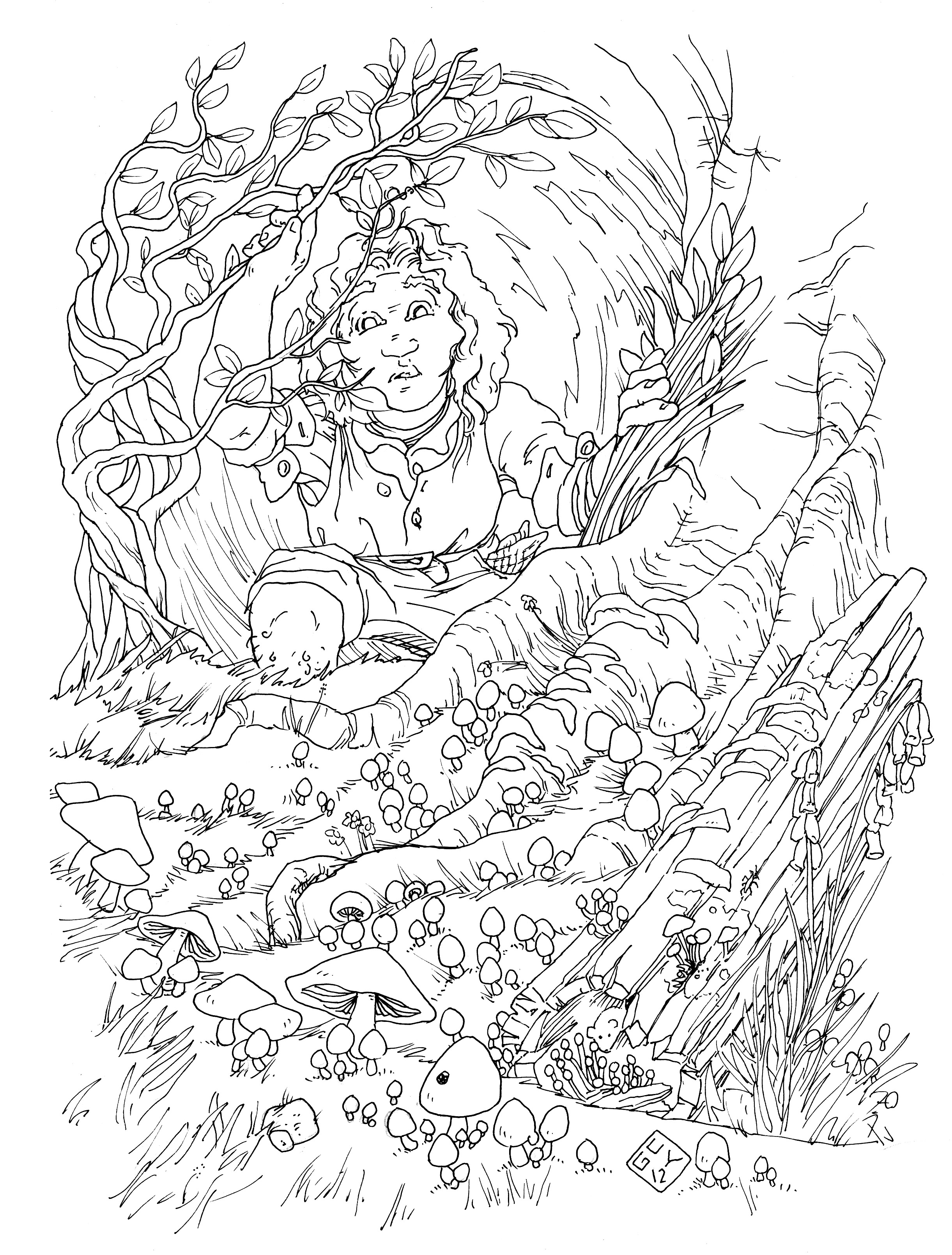 Desenho gratuito O Hobbit #70951 da colecao Filmes e Séries de TV para imprimir