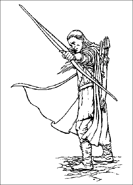 Desenho gratuito O Senhor dos Anéis #69932 da colecao Filmes e Séries de TV para imprimir