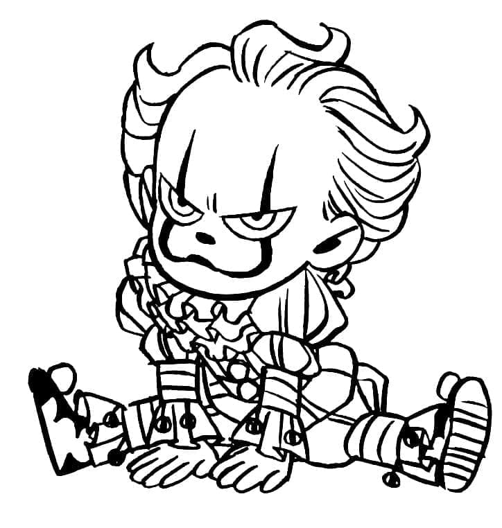Desenho gratuito Pennywise #220392 da colecao Filmes e Séries de TV para imprimir