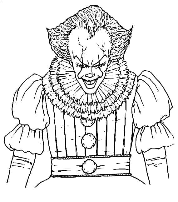 Página para colorir: Pennywise (Filmes e Séries de TV) #220413 - Páginas para Colorir Imprimíveis Gratuitamente
