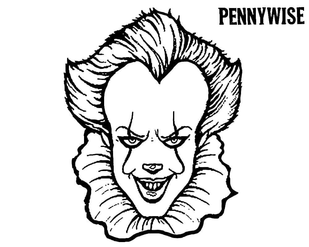 Página para colorir: Pennywise (Filmes e Séries de TV) #220419 - Páginas para Colorir Imprimíveis Gratuitamente