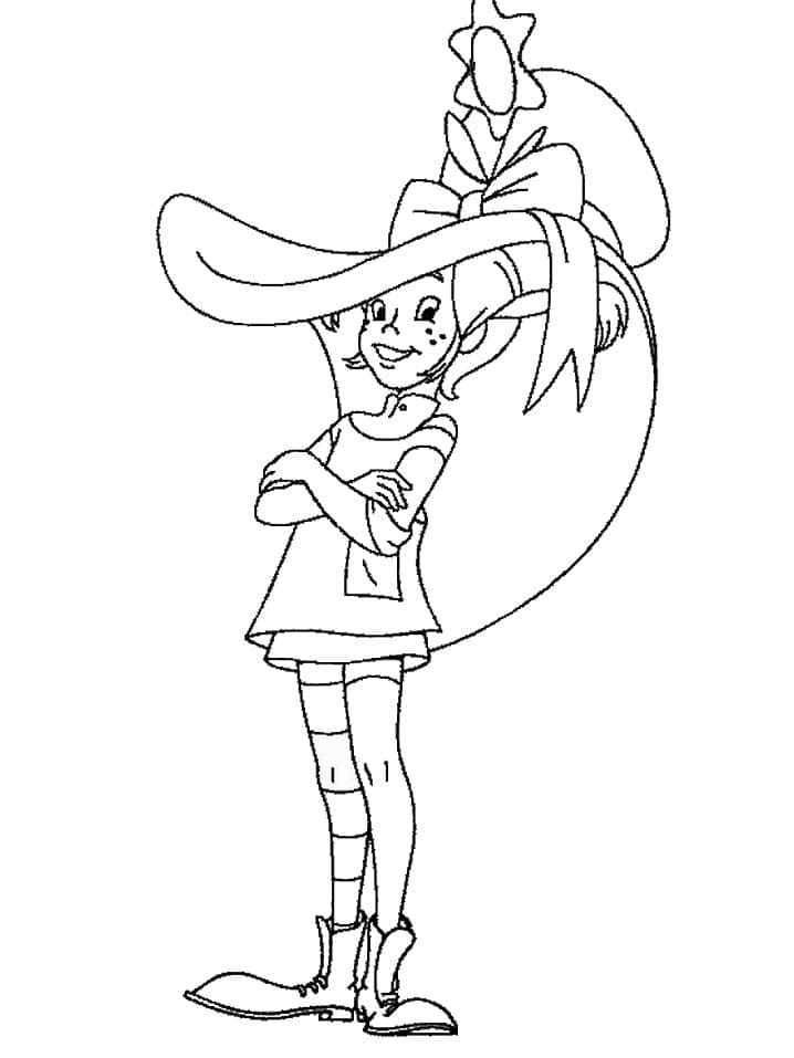 Desenho gratuito Pippi Meialonga #208364 da colecao Filmes e Séries de TV para imprimir
