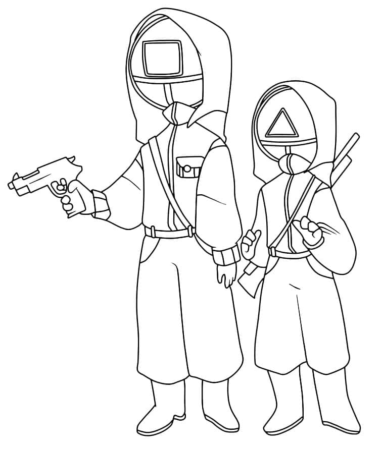 Página para colorir: Round 6 (Filmes e Séries de TV) #176279 - Páginas para Colorir Imprimíveis Gratuitamente