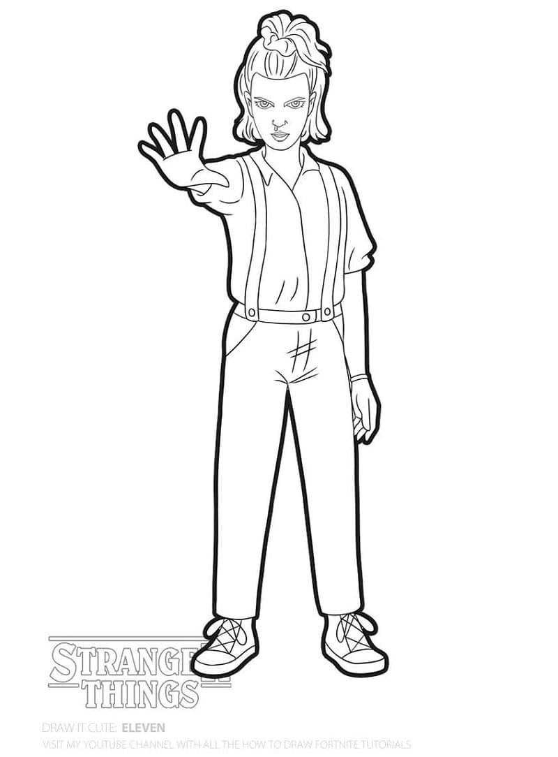 Desenho gratuito Stranger Things #176164 da colecao Filmes e Séries de TV para imprimir