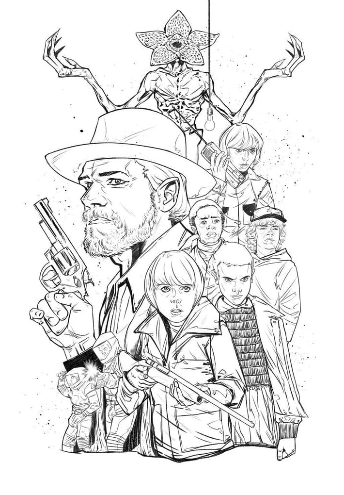 Desenho gratuito Stranger Things #176166 da colecao Filmes e Séries de TV para imprimir Desenho gratuito Stranger Things #176166 da colecao Filmes e Séries de TV para imprimir