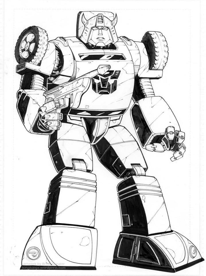 Desenho gratuito Transformers #180307 da colecao Filmes e Séries de TV para imprimir