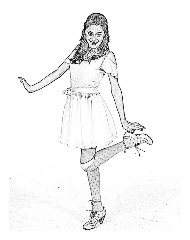 Desenho gratuito Violetta #170469 da colecao Filmes e Séries de TV para imprimir