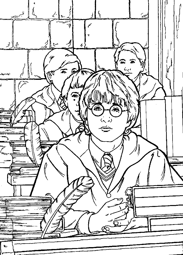 Página para colorir: Harry Potter (Filmes) #69528 - Páginas para Colorir Imprimíveis Gratuitamente