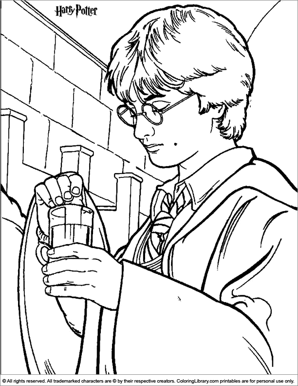 Página para colorir: Harry Potter (Filmes) #69774 - Páginas para Colorir Imprimíveis Gratuitamente