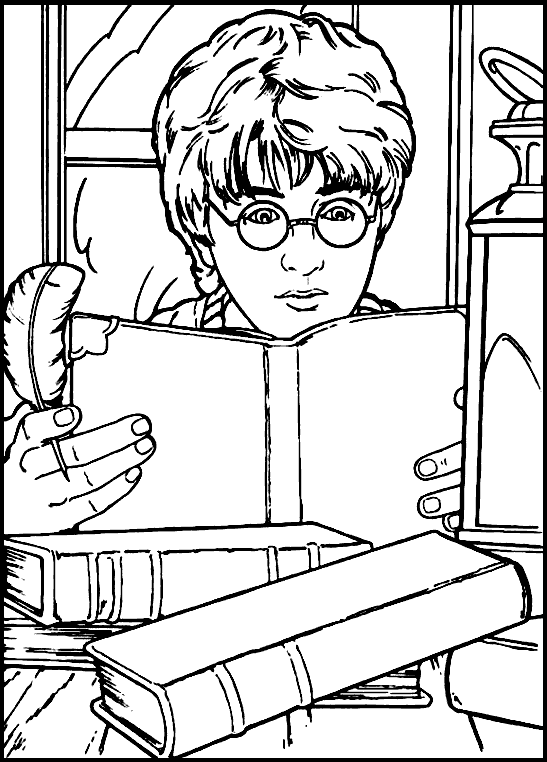 Página para colorir: Harry Potter (Filmes) #69893 - Páginas para Colorir Imprimíveis Gratuitamente