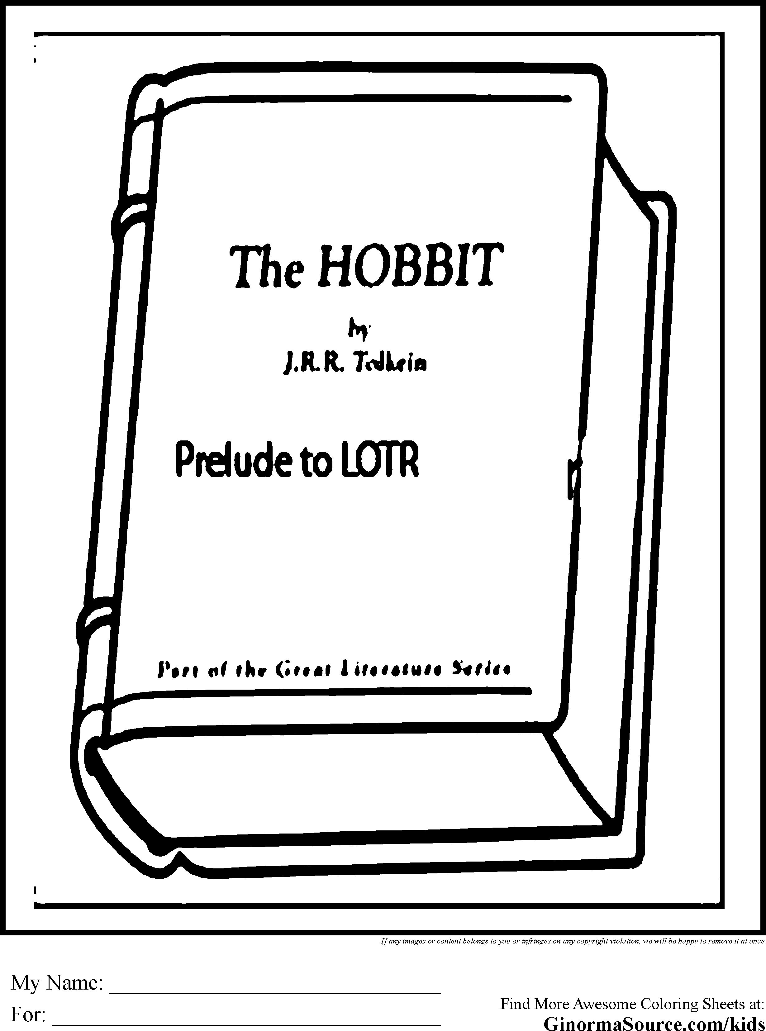 Página para colorir: hobbit (Filmes) #70999 - Páginas para Colorir Imprimíveis Gratuitamente