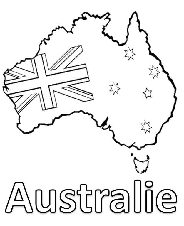 Desenho gratuito Austrália #184047 da colecao Geografia e Lugares para imprimir