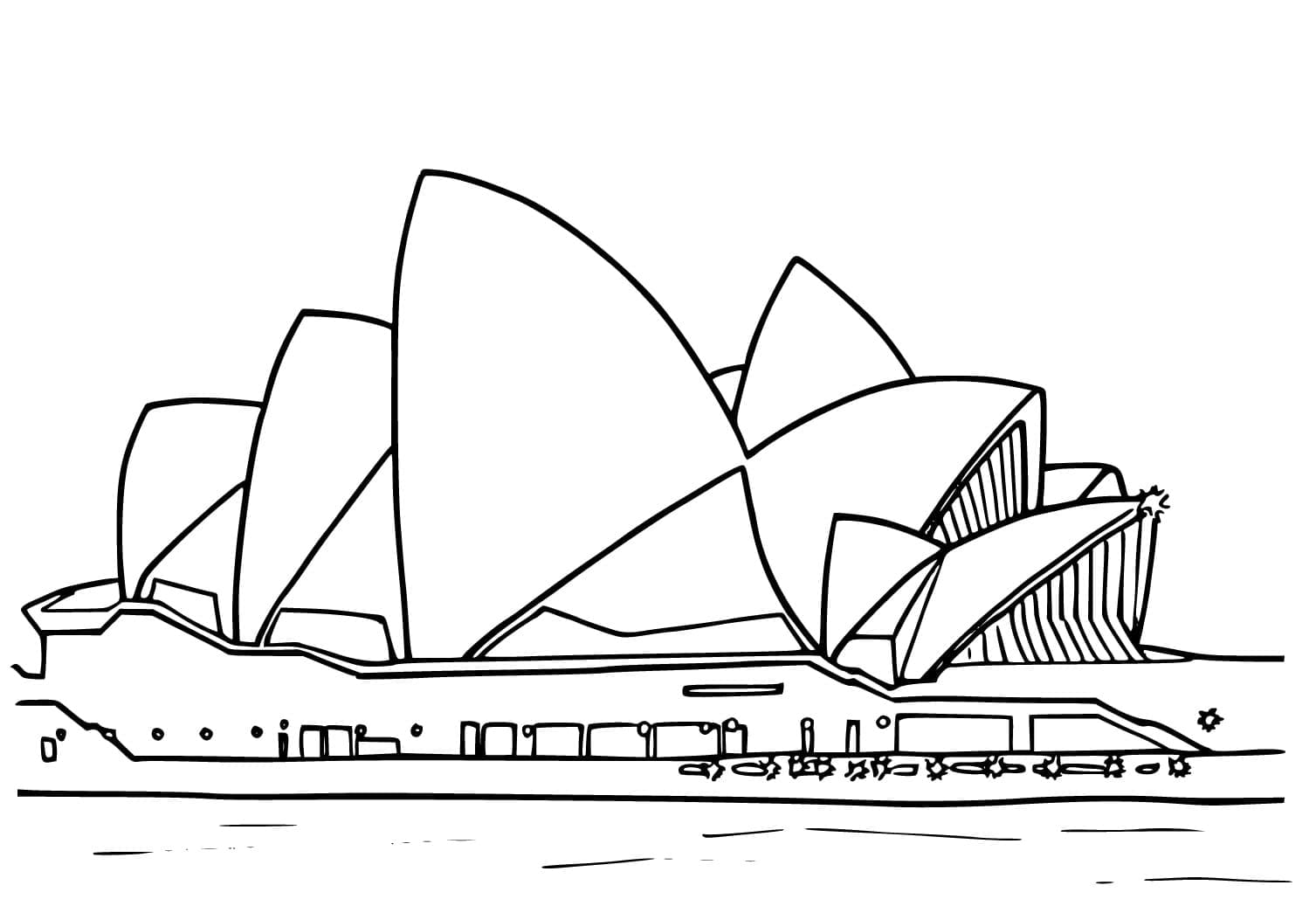 Desenho gratuito Austrália #184055 da colecao Geografia e Lugares para imprimir