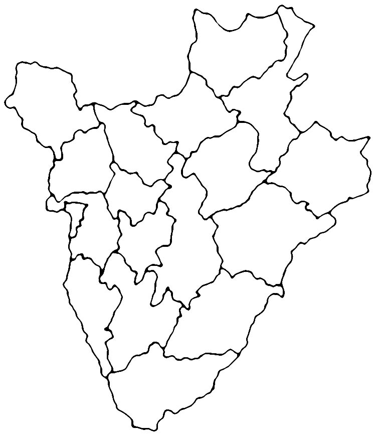Desenho gratuito Burundi #191709 da colecao Geografia e Lugares para imprimir