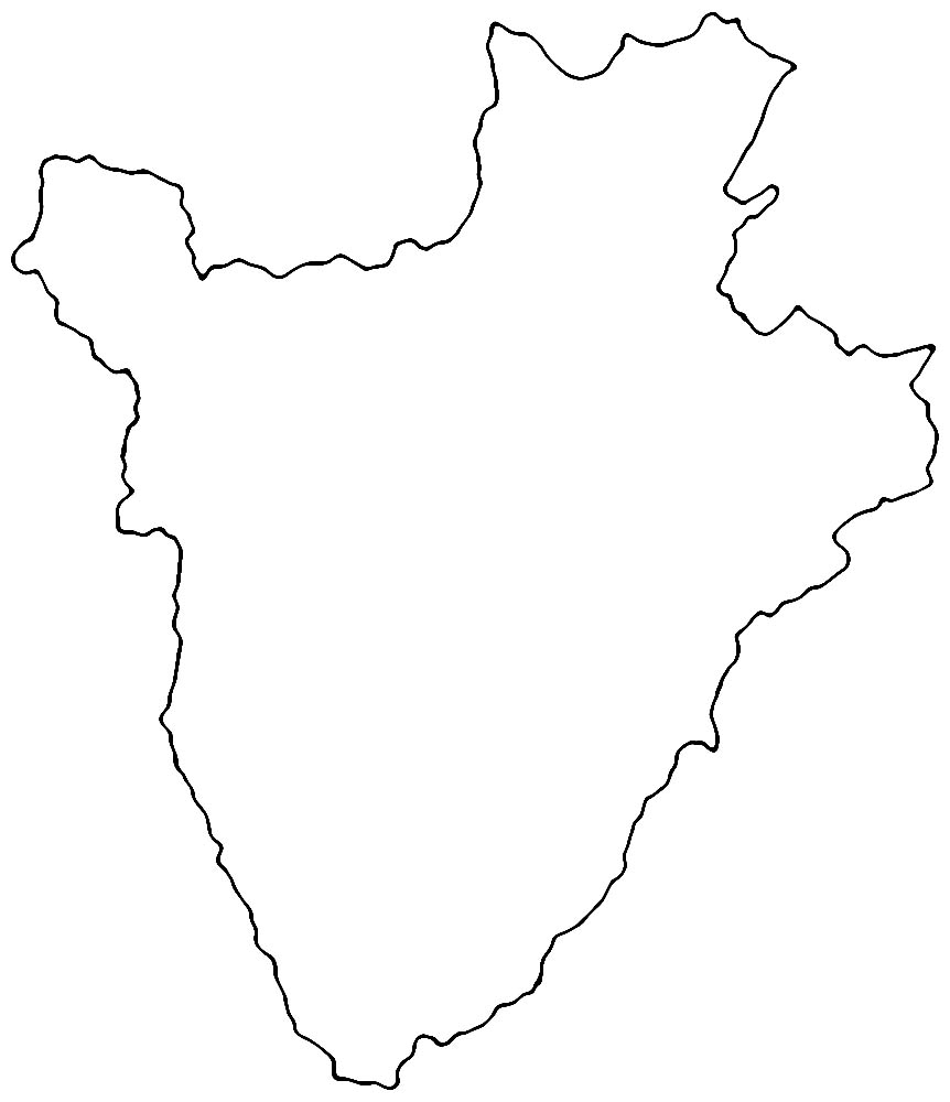 Desenho gratuito Burundi #191710 da colecao Geografia e Lugares para imprimir