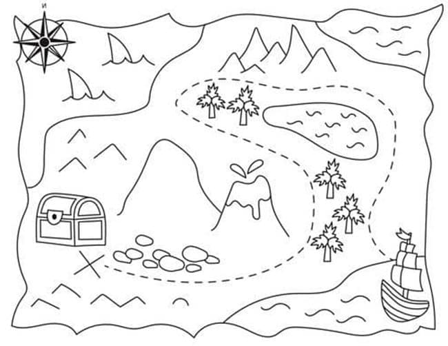 Desenho gratuito Mapa do Tesouro #211553 da colecao Geografia e Lugares para imprimir Desenho gratuito Mapa do Tesouro #211553 da colecao Geografia e Lugares para imprimir