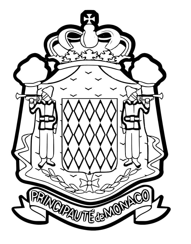 Desenho gratuito Mónaco #191744 da colecao Geografia e Lugares para imprimir