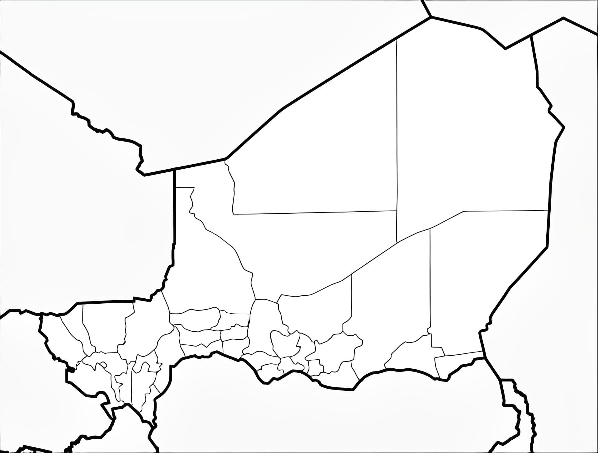 Desenho gratuito Níger #190676 da colecao Geografia e Lugares para imprimir