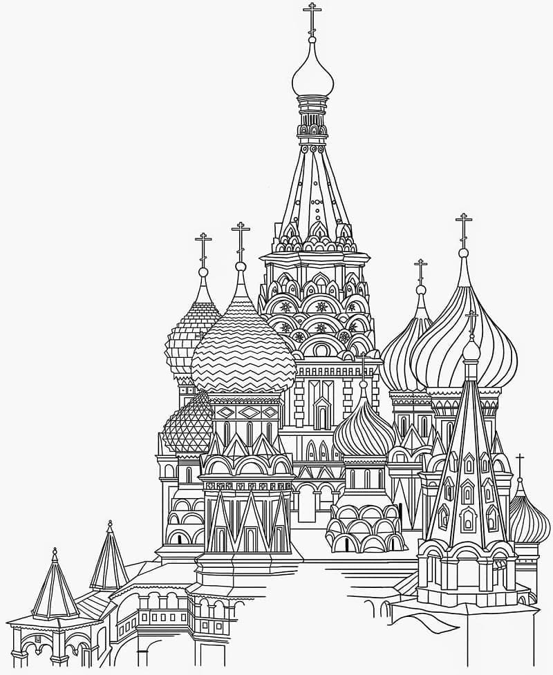 Desenho gratuito Rússia #192565 da colecao Geografia e Lugares para imprimir
