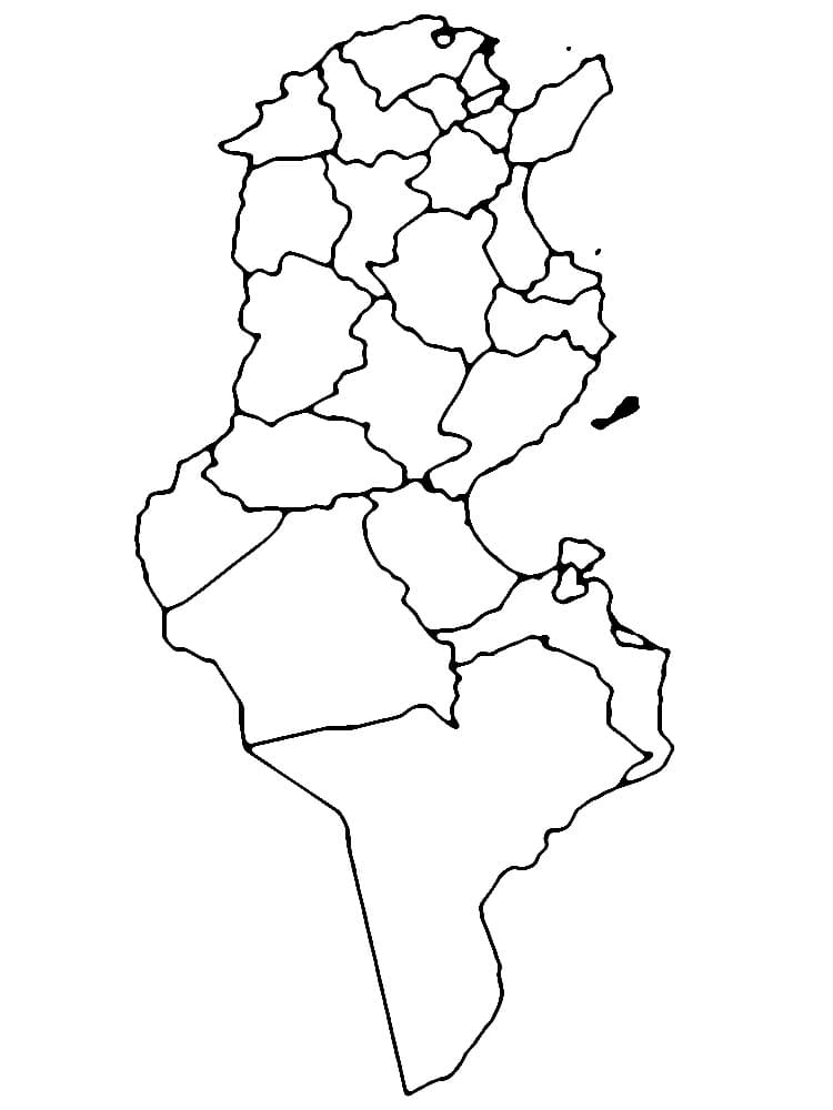 Desenho gratuito Tunísia #193965 da colecao Geografia e Lugares para imprimir