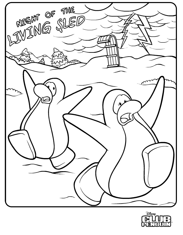 Página para colorir: Club Penguin (Jogos de vídeo) #170296 - Páginas para Colorir Imprimíveis Gratuitamente