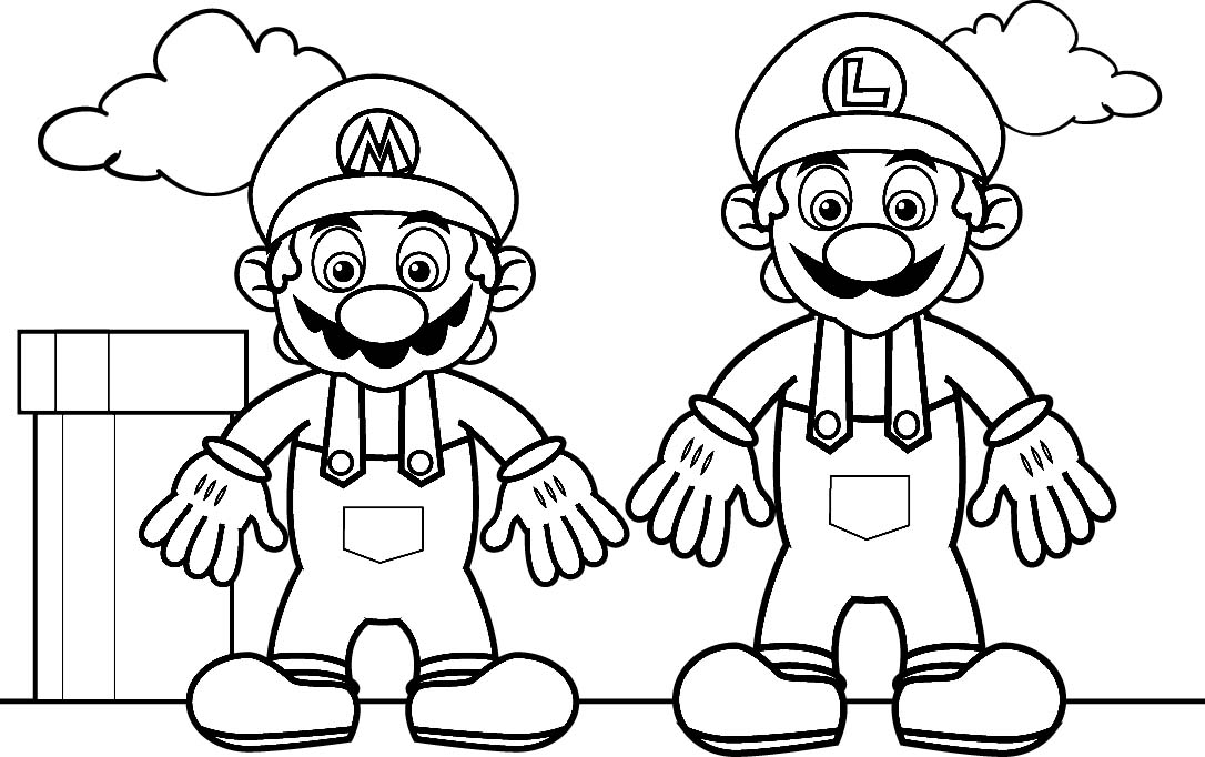 Página para colorir: Mário Bros (Jogos de vídeo) #112475 - Páginas para Colorir Imprimíveis Gratuitamente