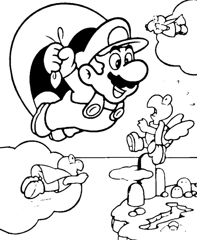 Página para colorir: Mário Bros (Jogos de vídeo) #112487 - Páginas para Colorir Imprimíveis Gratuitamente