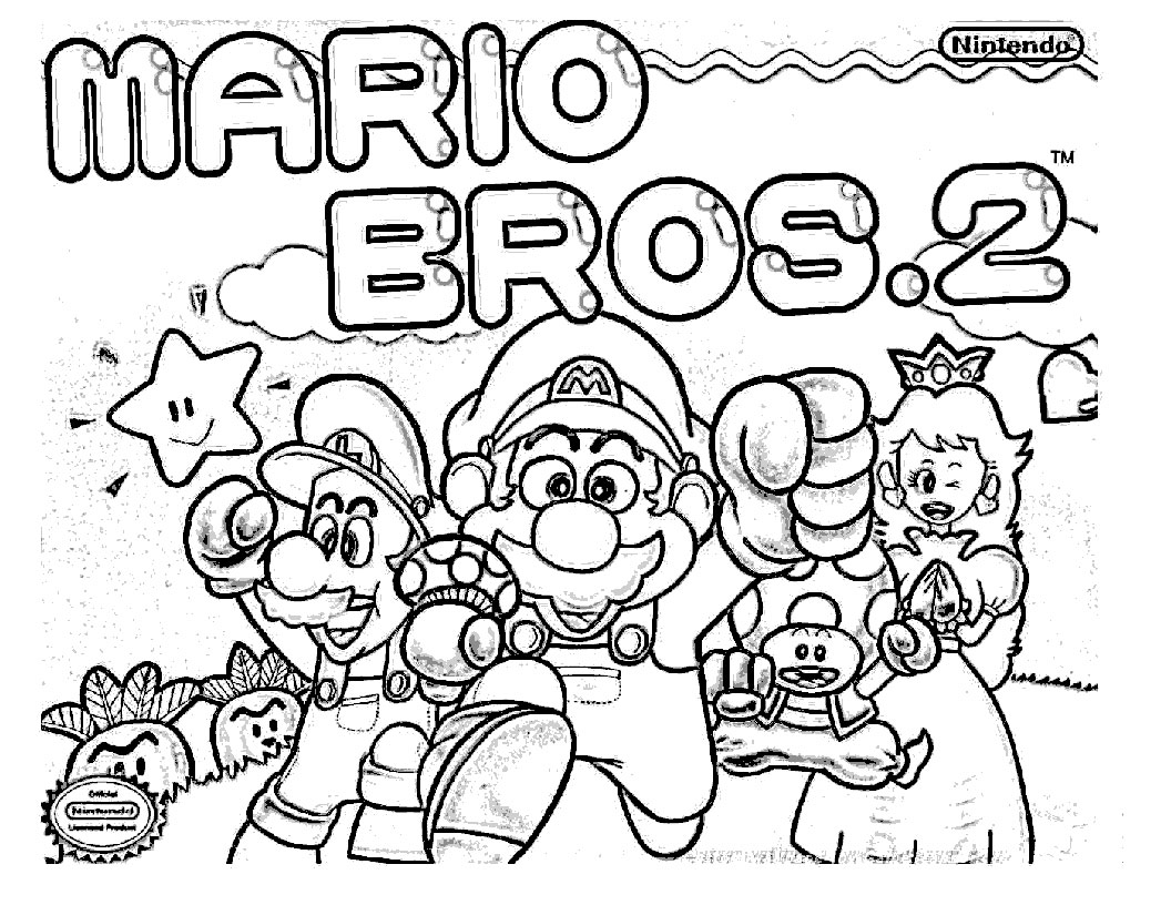 Página Super Mario Bros. #153724 (Jogos de vídeo) para colorir – Páginas  para Colorir Imprimíveis