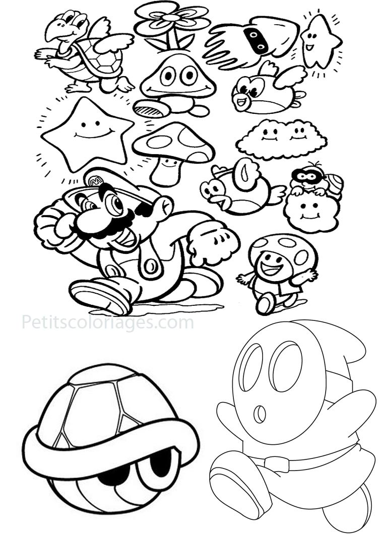 Página para colorir: Mário Bros (Jogos de vídeo) #112513 - Páginas para Colorir Imprimíveis Gratuitamente
